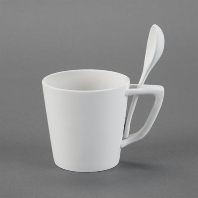 Small Snack Mug w / Spoon 