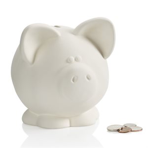 Large Piggy Bank w / Stopper
